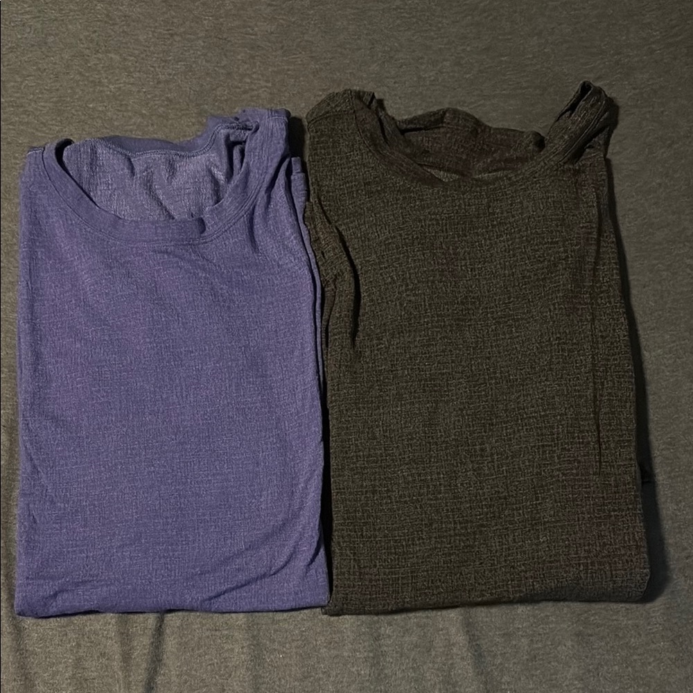 Two Mens Lululemon shirts size large (both for $20)